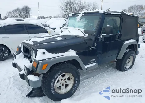 2005 Jeep Wrangler Sport from USA, damaged, VIN 1J4FA49S25P324336